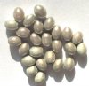 25 9x6mm Oval Grey Miracle Beads